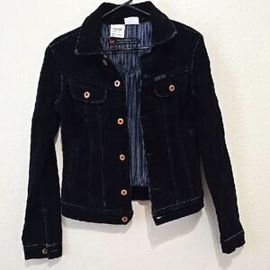 Parasuco Women's,  Black Courdoroy Jacket S